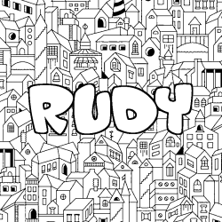 RUDY - City background coloring