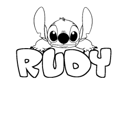 RUDY - Stitch background coloring