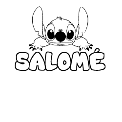 SALOM&Eacute; - Stitch background coloring