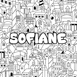 SOFIANE - City background coloring