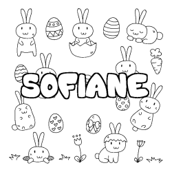 SOFIANE - Easter background coloring