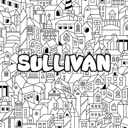 SULLIVAN - City background coloring