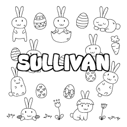 SULLIVAN - Easter background coloring