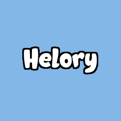 Coloring page first name Helory