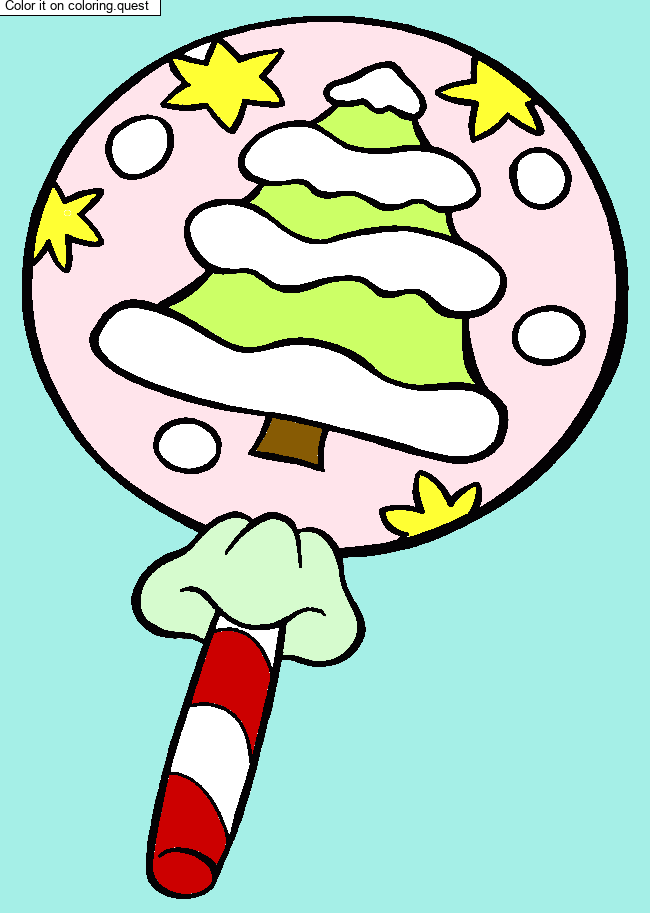 Christmas lollipop by lottie